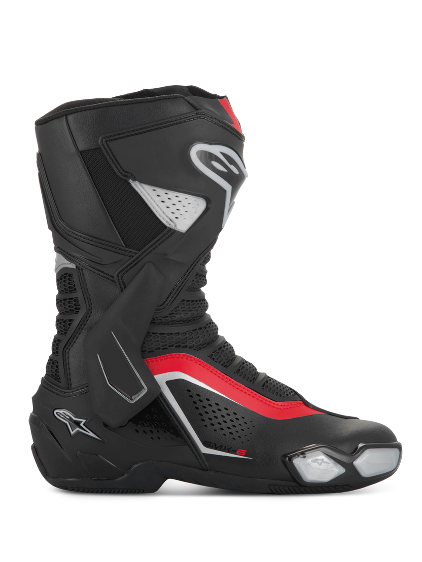 Botas Alpinestars SMX-6 V3 - Negro/Plata/Rojo