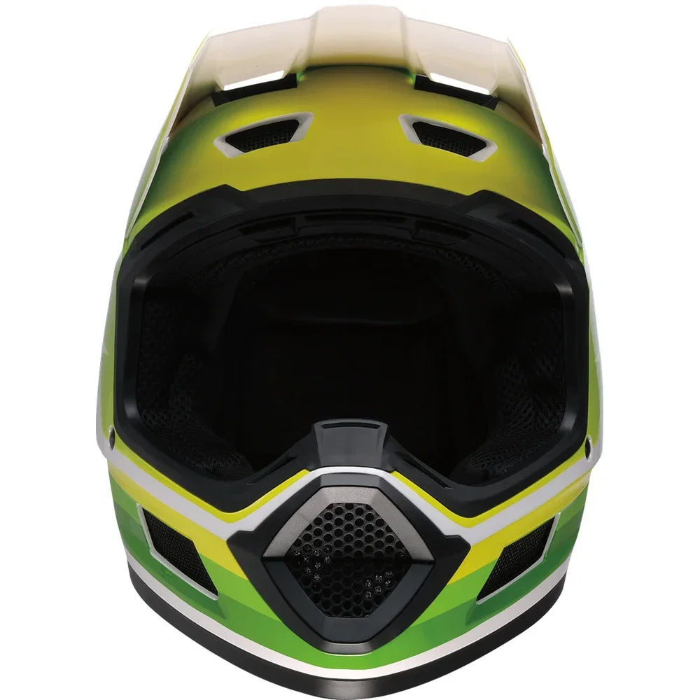 Casco infantil dirt maxx vortex blanco/verde