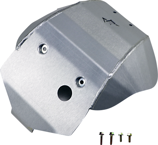 Placa protectora de aluminio — Placa protectora - Placa protectora - Plata - Honda - CRF250F