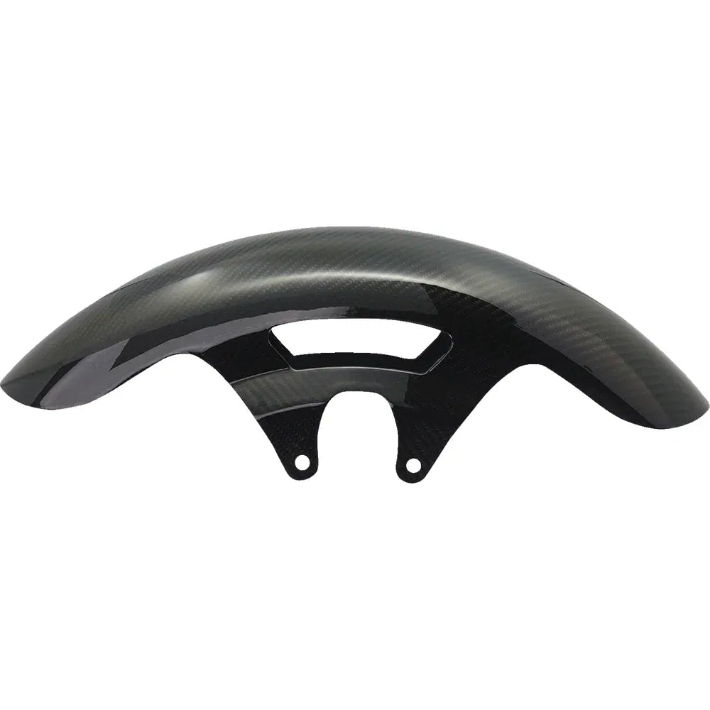 Guardabarros delantero de fibra de carbono cafe de 19"