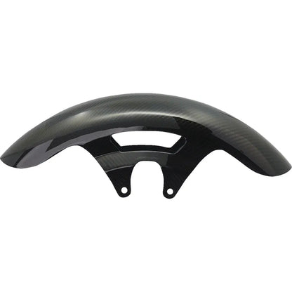 Guardabarros delantero de fibra de carbono cafe de 19"