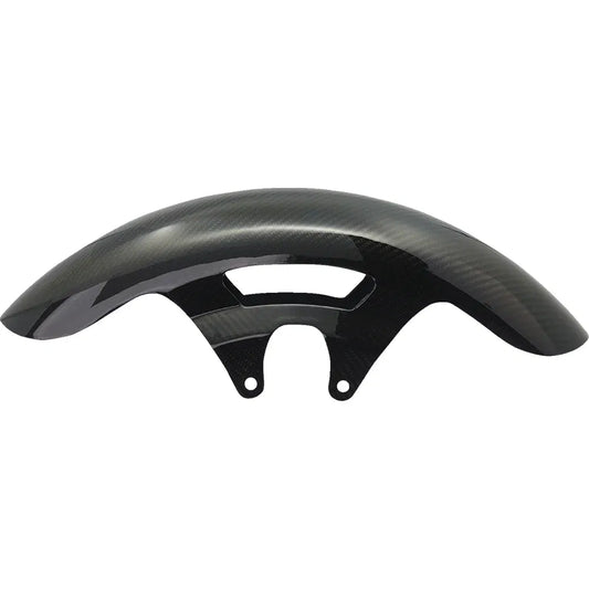 Guardabarros delantero de fibra de carbono cafe de 19"