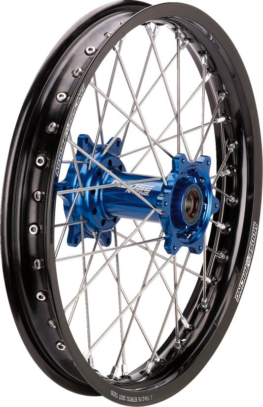 Rueda completa SX-1 - Conjunto de ruedas - SX-1 - Completa - Trasera - Rueda negra/Buje azul - 19x2,15 - Yamaha WR/YZ