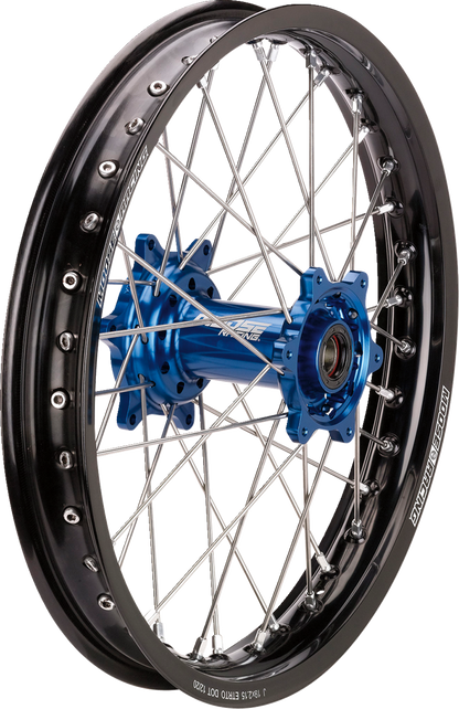 Rueda Completa SX-1 - Conjunto de Ruedas - SX-1 - Completa - Trasera - Rueda Negra/Buje Azul - 19x2.15 - Husqvarna/Gas Gas/KTM