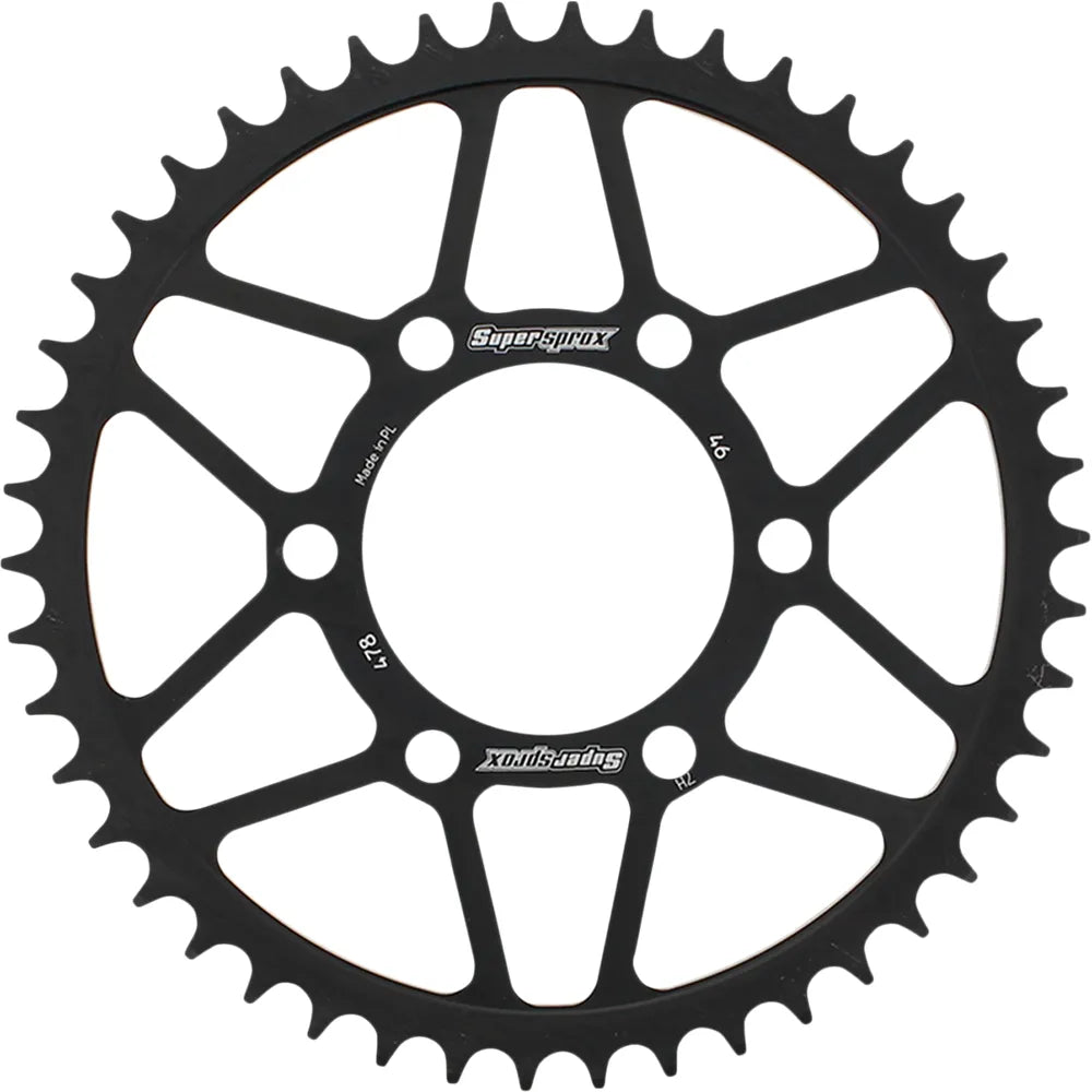 Sprocket - Rear - Steel - Black - 46 Tooth