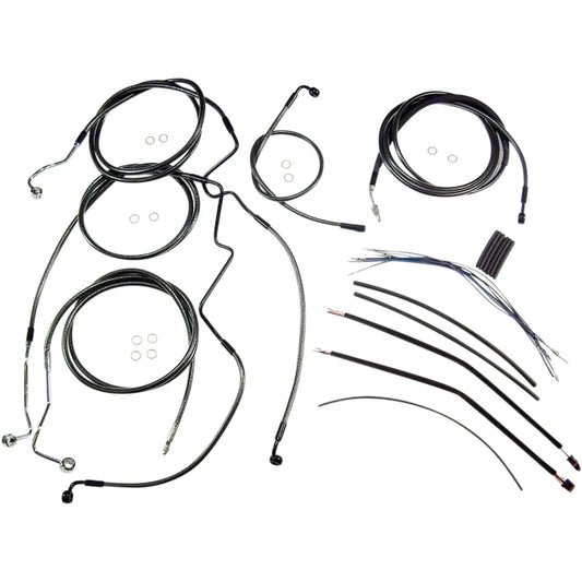 Kit de instalación de manillar de diseño Black Pearl™ - Kit de instalación de manillar de diseño Black Pearl™ - 12"-14" - FLTR '17-'20