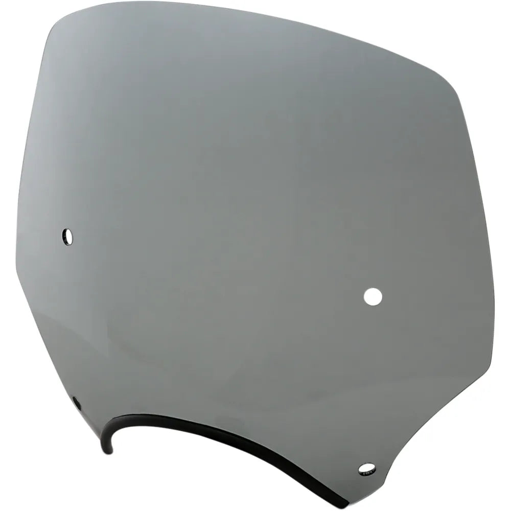 El Paso Windshield - 15" - 9" Headlight Cutout - Black Smoke