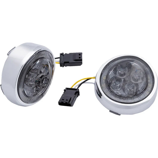 Insertos de luz de señal delantera led fang® con bisel