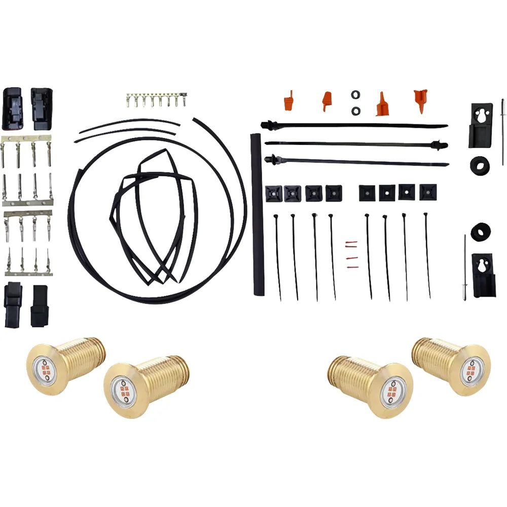Kit de luces traseras con pernos de bolsa con rayos