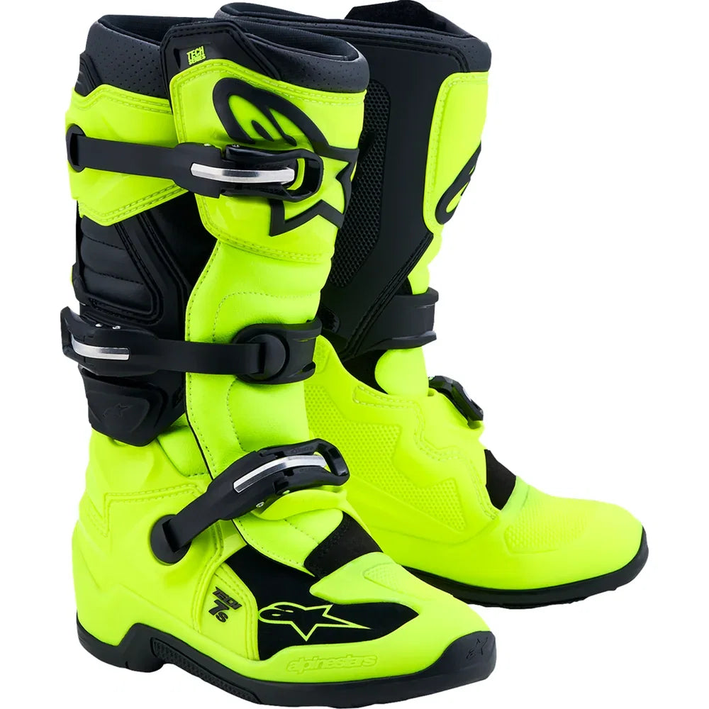 Botas Alpinestars Youth Tech 7S Fluorescent Yellow/Black