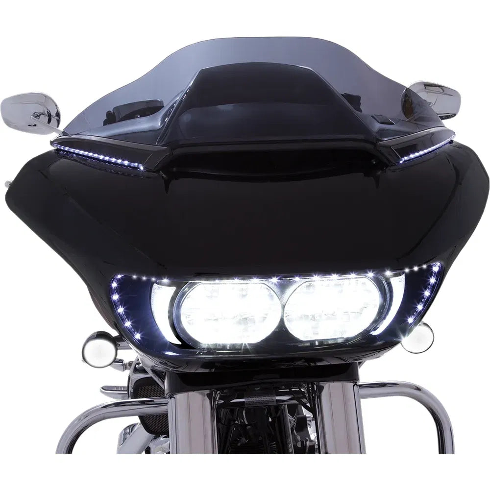 Embellecedor de parabrisas con iluminación led horizon