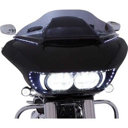 Embellecedor de parabrisas con iluminación led horizon