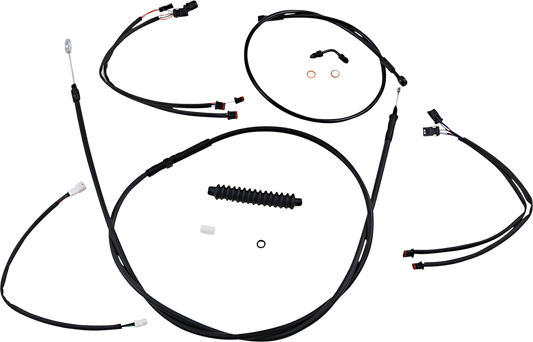 Kit de instalación de manillar XR - Kit de instalación de manillar XR - Colgadores Ape de 15"-17" - Softail '18-'24 - Negro