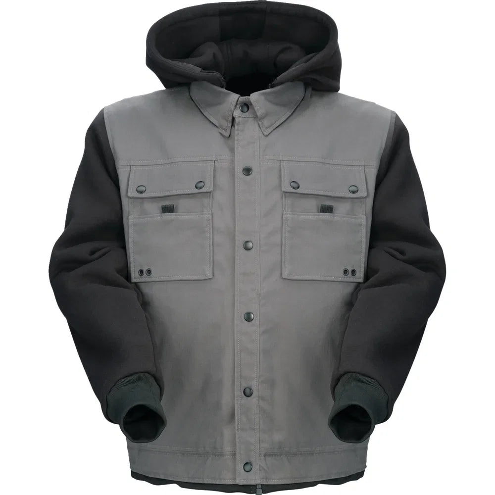 Chamarra jayrod gris/negra