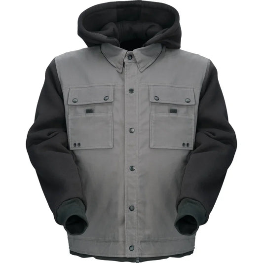 Chamarra jayrod gris/negra