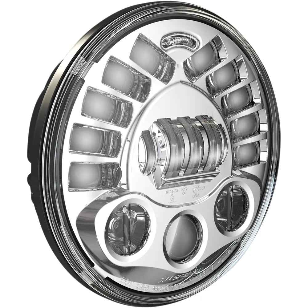 Adaptive Headlight with Mount - Chrome