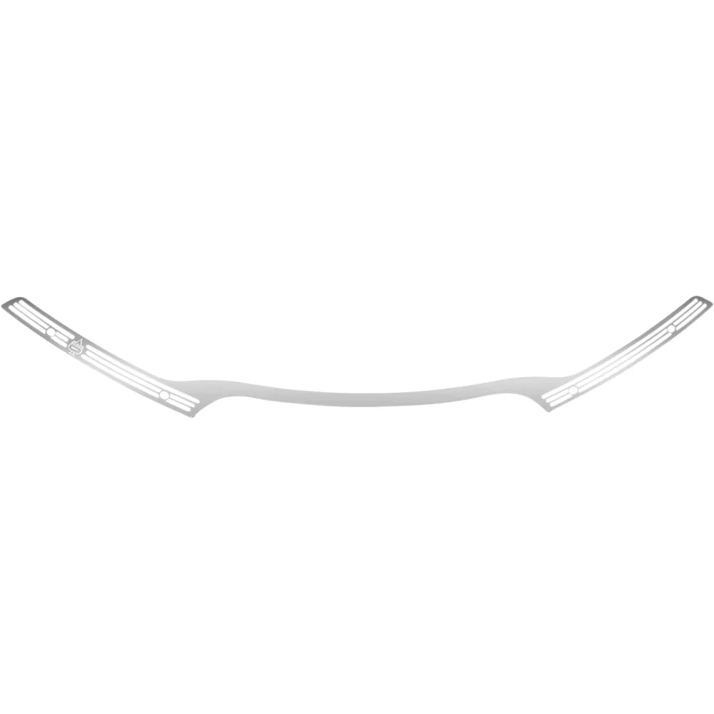 Logo Windshield Trim - Chrome