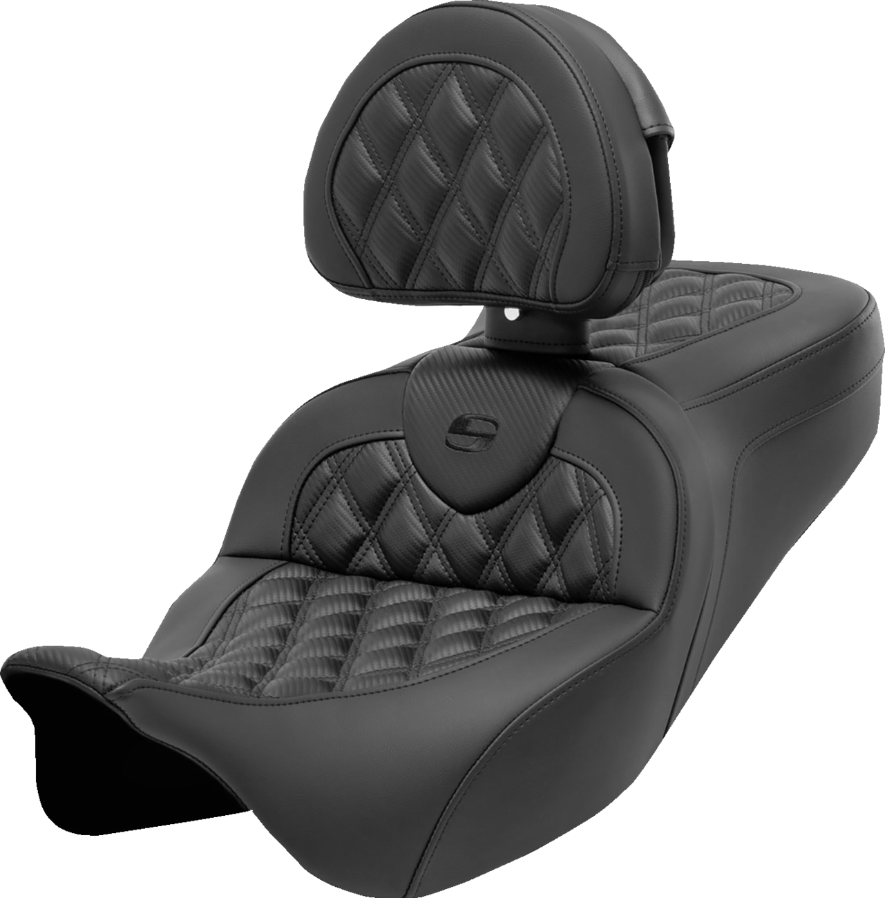 Asiento Roadsofa™ - Asiento Roadsofa™ - con respaldo - Costura de celosía - Fibra de carbono - FL '08-'23