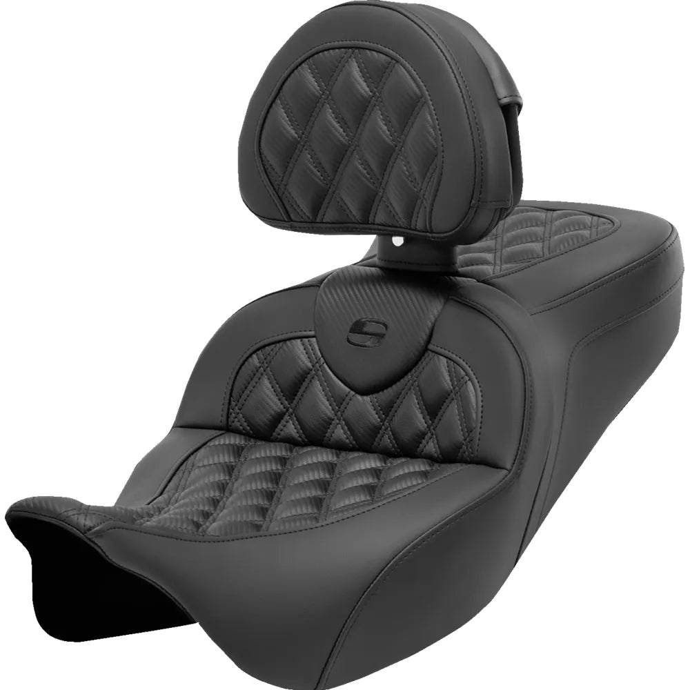 Asiento Roadsofa™ - Asiento Roadsofa™ - con respaldo - Costura de celosía - Fibra de carbono - FL '08-'23