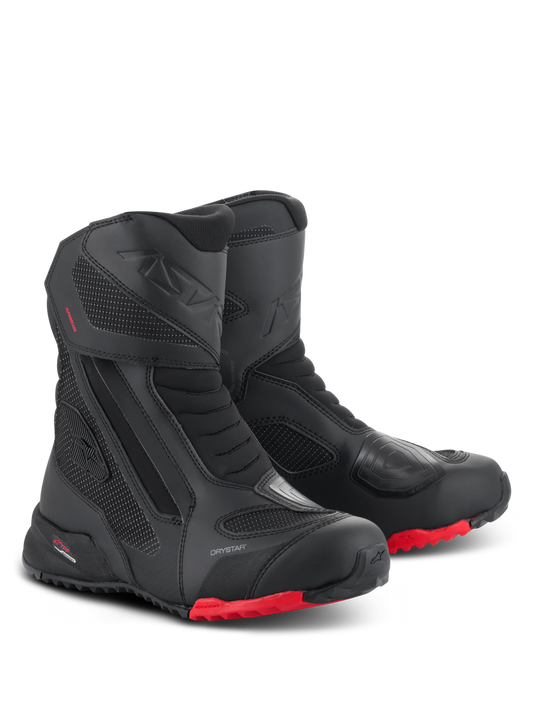 Botas Alpinestars RT-7 Drystar - Negro/Rojo
