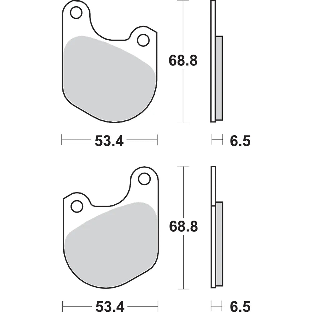Ceramic Brake Pads - Harley-Davidson80092061