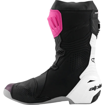Botas supertech r negro/magenta/blanco/amarillo