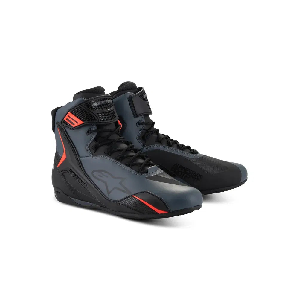 Tenis Faster-4 Alpinestars - Negro/Gris/Rojo