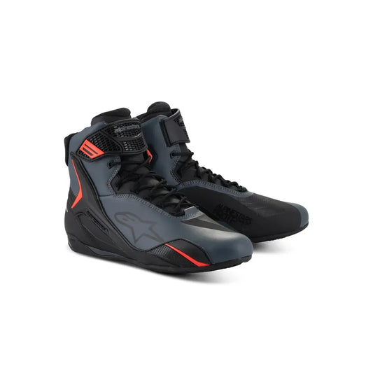 Tenis Faster-4 Alpinestars - Negro/Gris/Rojo