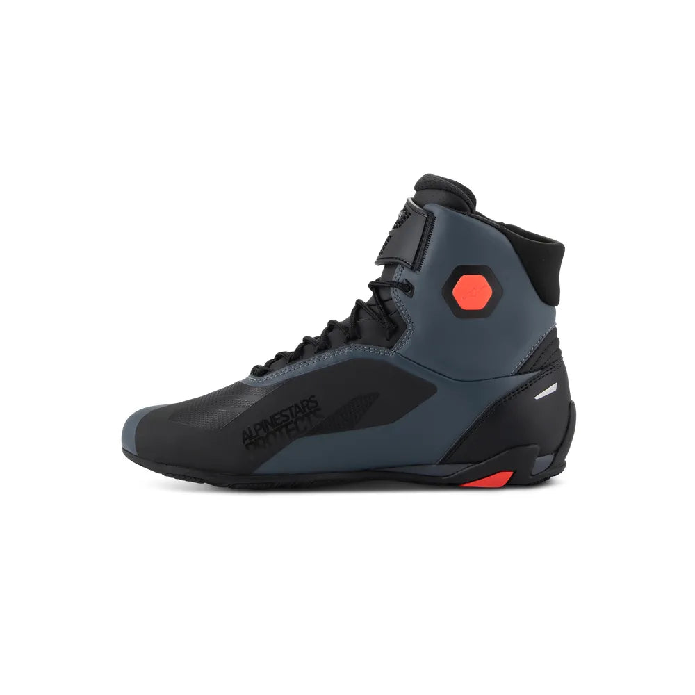 Tenis Faster-4 Alpinestars - Negro/Gris/Rojo