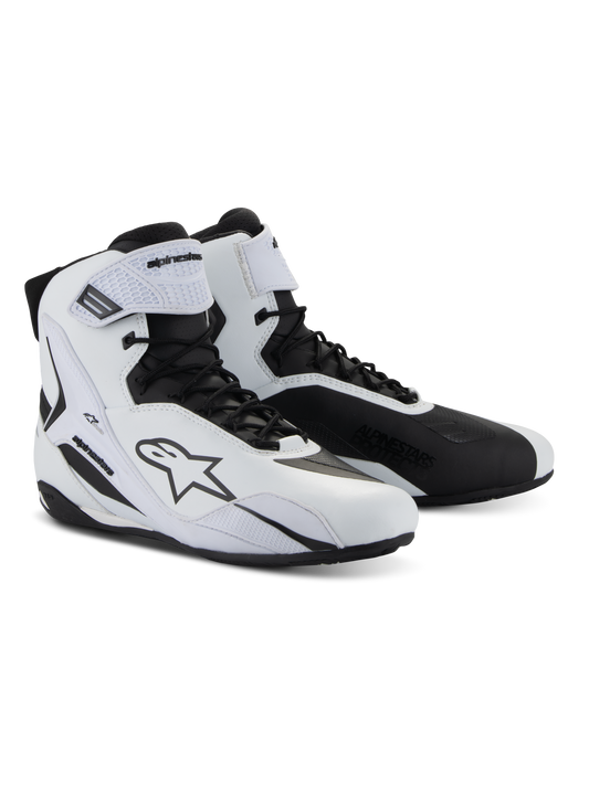 Tenis Stella Faster-4 Alpinestars - Blanco/Negro