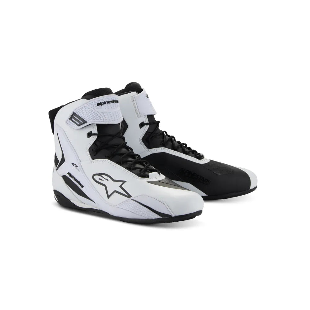 Tenis Stella Faster-4 Alpinestars - Blanco/Negro