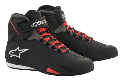 Tenis Sektor Alpinestars - Negro/Rojo