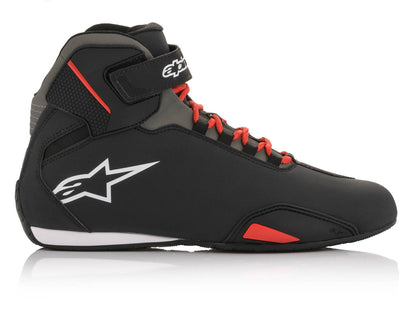 Tenis Sektor Alpinestars - Negro/Rojo