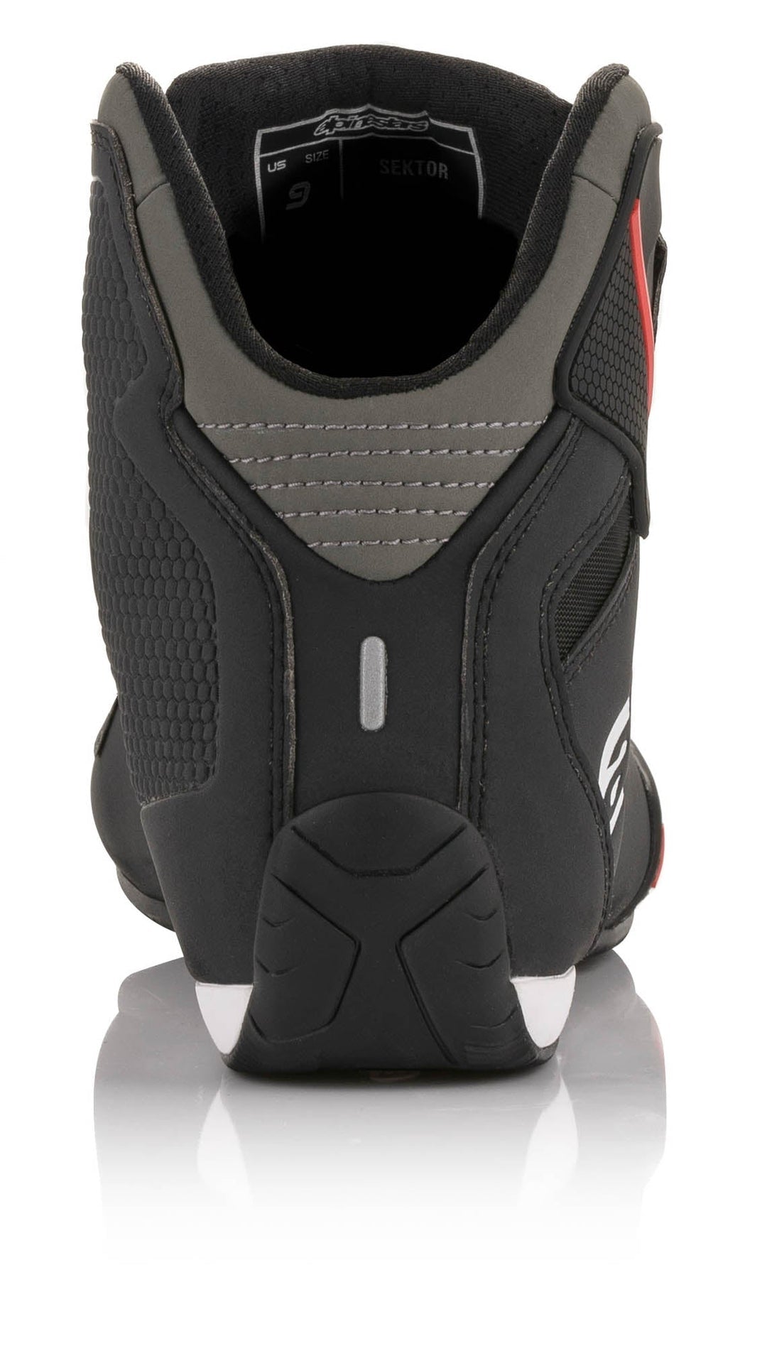 Tenis Sektor Alpinestars - Negro/Rojo