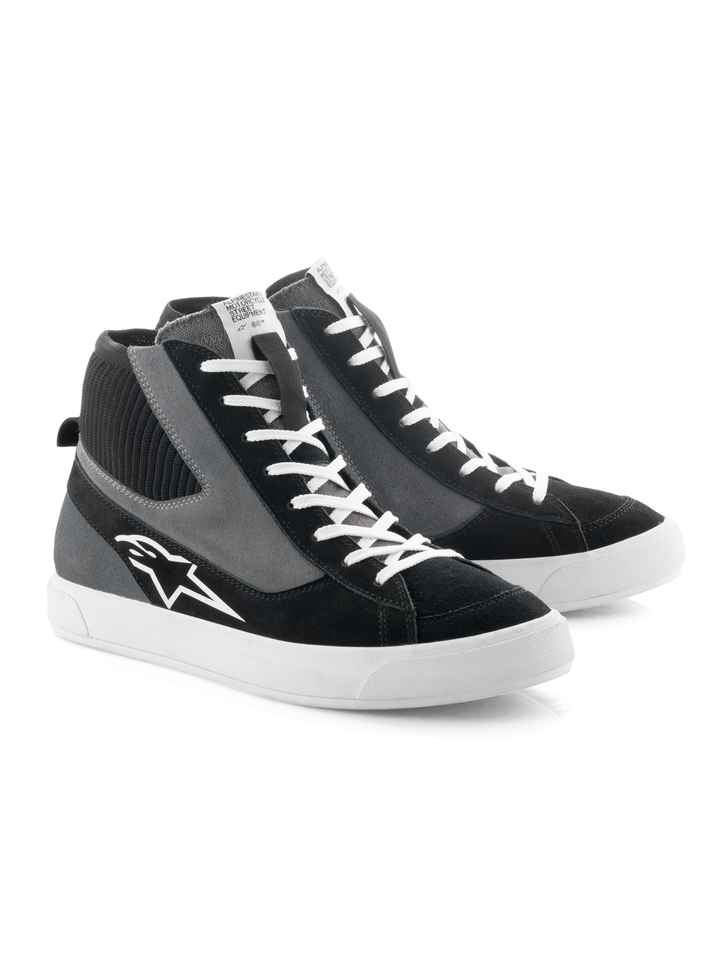 Tenis Stated Alpinestars - Negro/Gris/Blanco