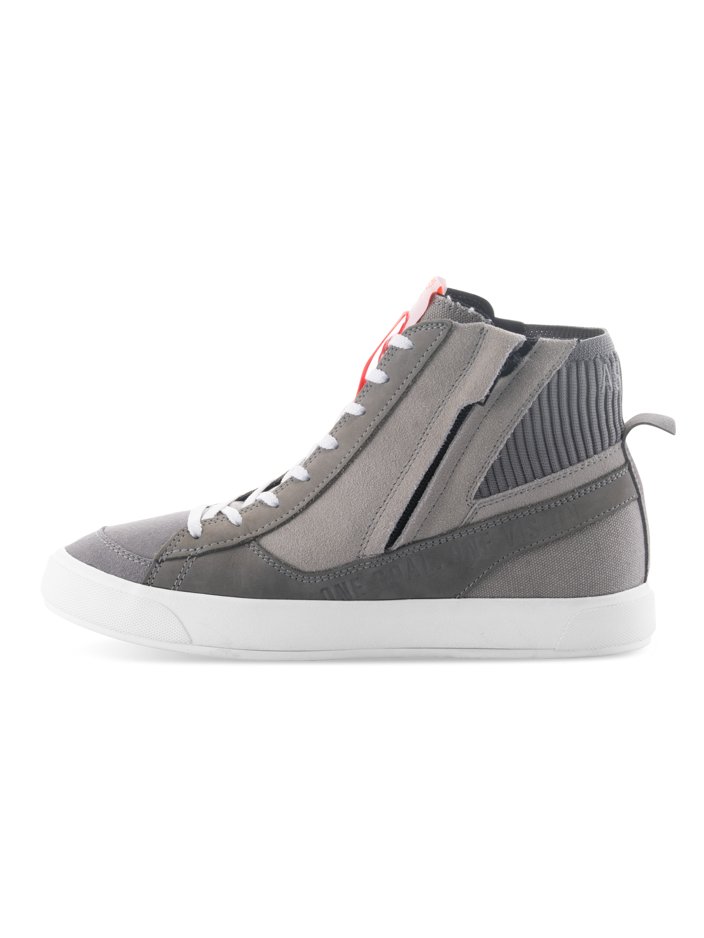 Tenis Stated Alpinestars - Gris/Rojo/Blanco