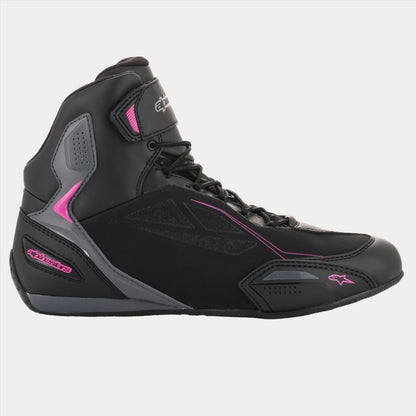 Zapatos Alpinestars Stella Faster-3 Drystar® - Negro/Gris/Rosa