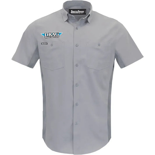Drag Specialties Vented Shop Shirt - Gray - 4XL