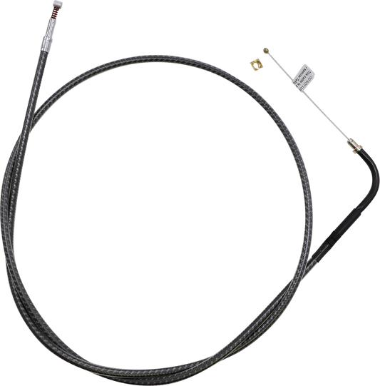 Cable trenzado de ralentí/acelerador KARBONFIBR - Cable de ralentí trenzado KARBONFIBR - 49-5/8"