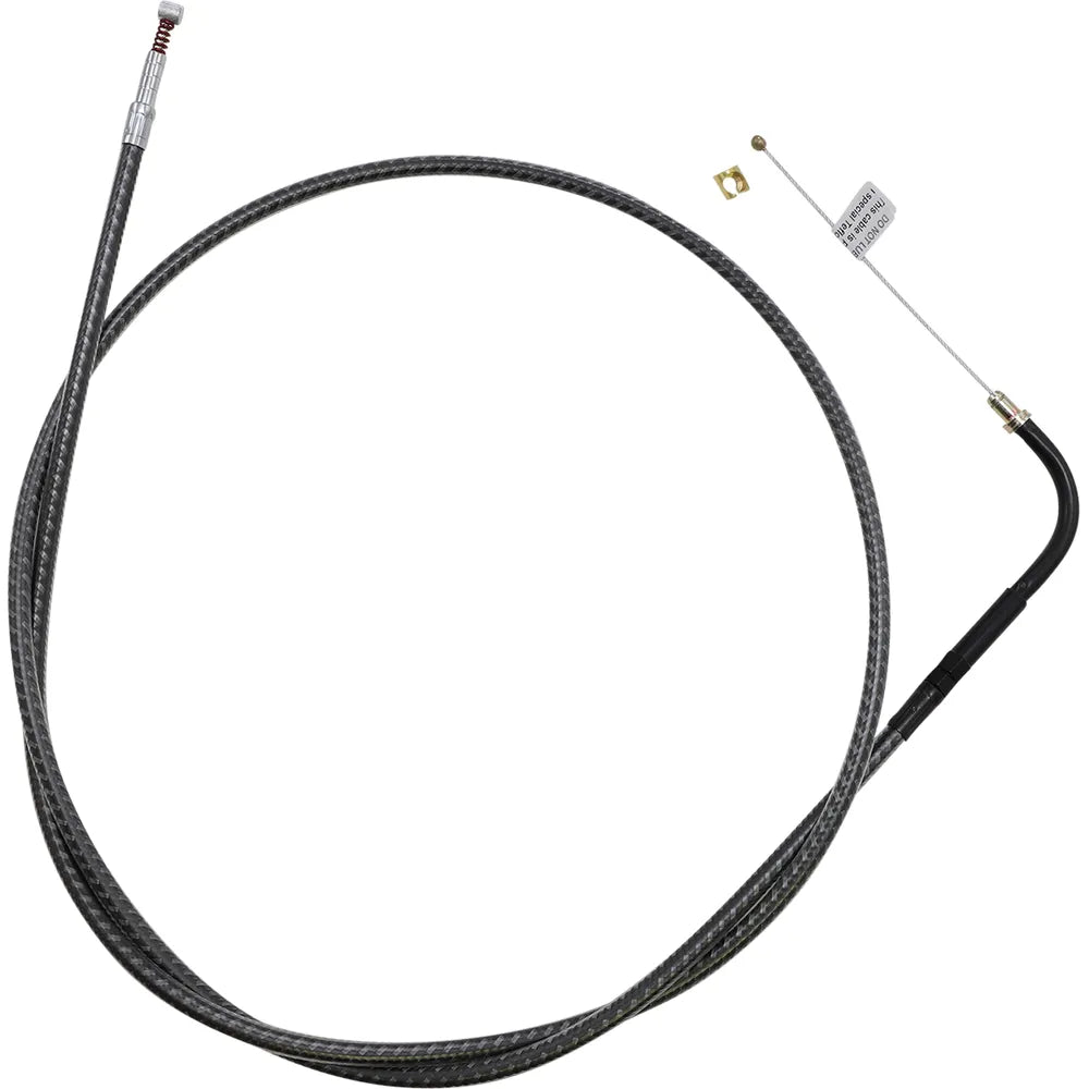 Cable trenzado de ralentí/acelerador KARBONFIBR - Cable de ralentí trenzado KARBONFIBR - 49-5/8"