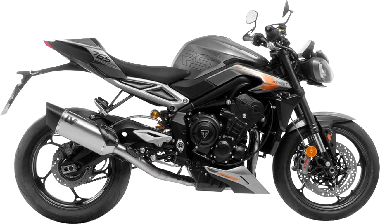 Sistema de escape LV-14 R - Sistema de escape LV-14 R - 3 en 1 - Acero inoxidable - Street Triple 765 R/RS