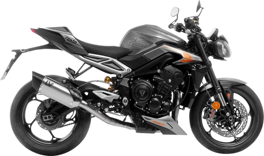 Sistema de escape LV-14 R - Sistema de escape LV-14 R - 3 en 1 - Acero inoxidable - Street Triple 765 R/RS
