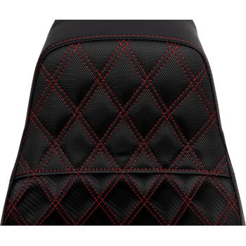 Asiento Saddlemen Pro Series SDC Performance - Rojo - Dyna 06 - 17