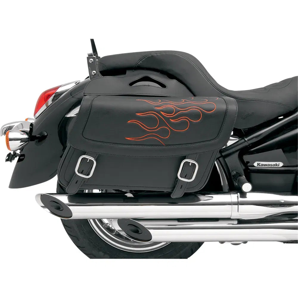 Flame Saddlebag - Orange - Large