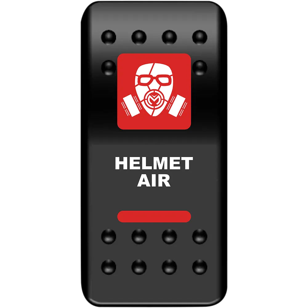 Rocker Switch - Helmet Air - Red
