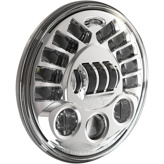Adaptive 2 LED Headlight - 7" - Chrome