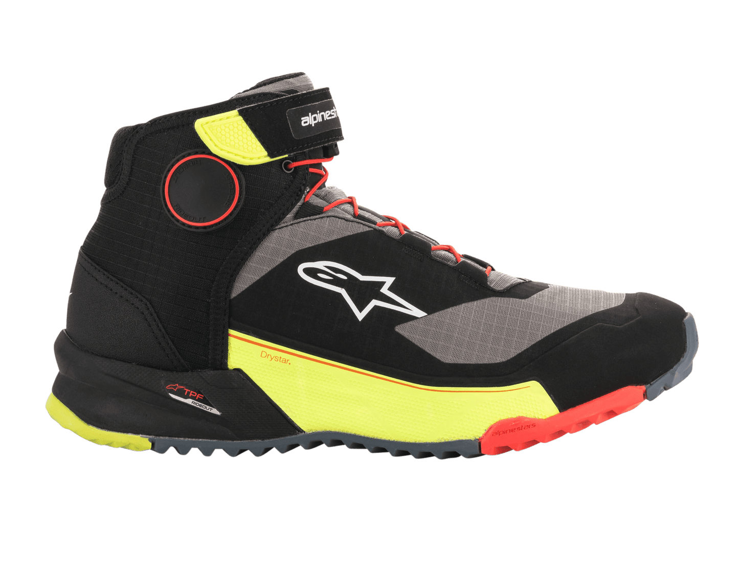 Botas ALPINESTARS CR-X Drystar - Negro/Rojo/Amarillo