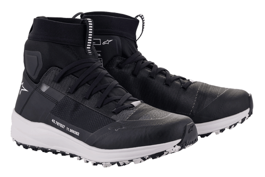 Speedforce Shoes Black/White – Ligereza y protección para motociclistas