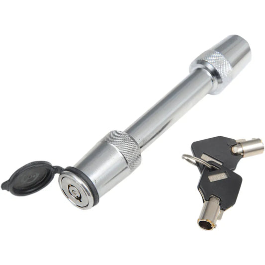 Receiver Lock - With Key - 5/8" - Chrome