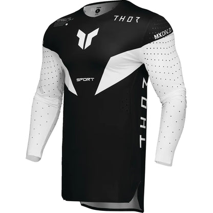 Camiseta Sportmode Strike: blanco/negro